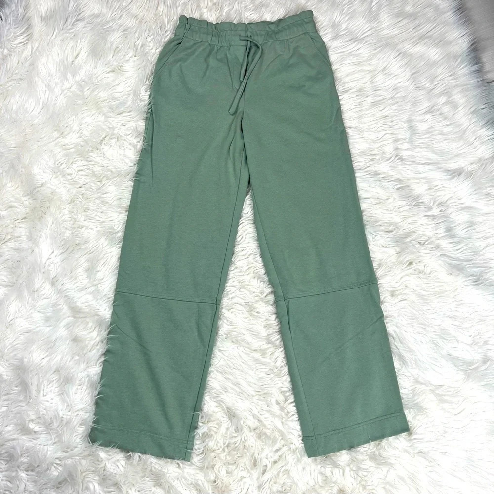 Sweaty Betty Jogger Sweatpants Cotton Heath Green Activewear Casual Women’s 6